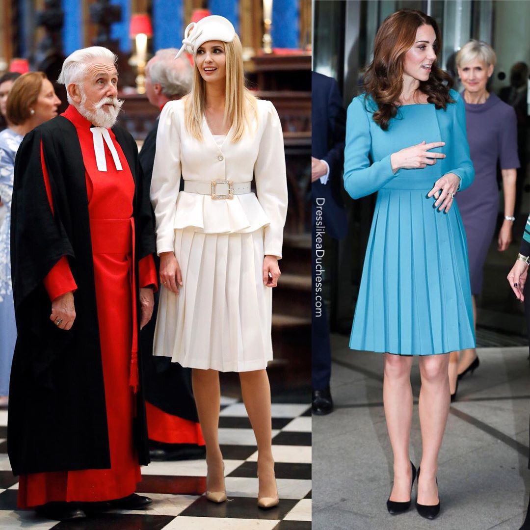 “Đánh bại” Meghan Markle nhưng con gái tổng thống Trump vẫn “thua đẹp” trước công nương Kate khi cùng diện đồ hao hao - Ảnh 3. “Đánh bại” Meghan Markle nhưng con gái tổng thống Trump vẫn “thua đẹp” trước công nương Kate khi cùng diện đồ hao hao - Ảnh 3.