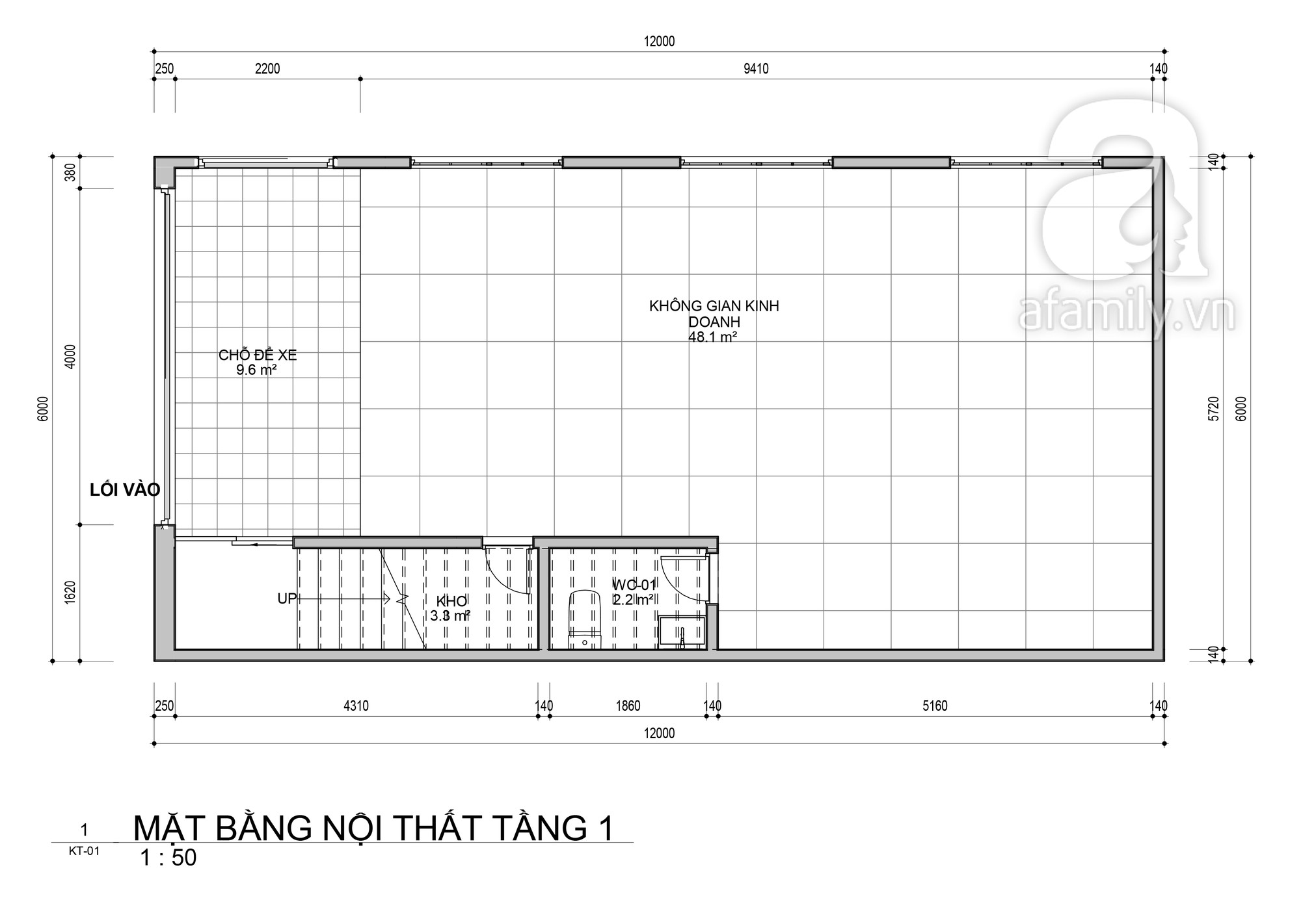 Tư vấn thiết kế nhà ở gia đình có diện tích (6x12m) cho 4 người với chi phí gần 3 tỷ đồng - Ảnh 1.