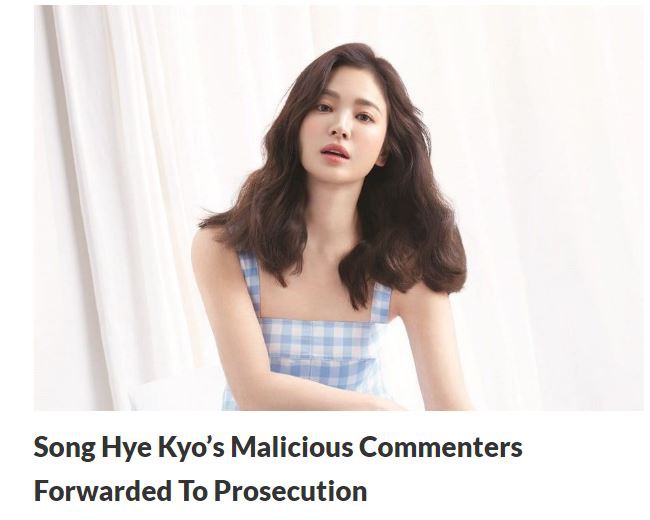 Song Hye Kyo tự cứu mình khi trở thành nạn nhân &quot;bạo lực mạng xã hội&quot;, kiện 15 người và khiến 2 người phải hầu tòa vì tội danh phỉ báng  - Ảnh 2.