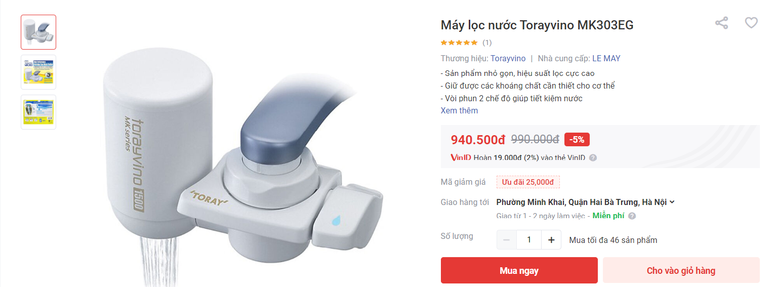 Máy lọc nước trực tiếp tại vòi, sản phẩm không thể thiếu để bảo vệ gia đình bạn trước vấn nạn ô nhiễm nguồn nước tại Hà Nội - Ảnh 11. Máy lọc nước trực tiếp tại vòi, sản phẩm không thể thiếu để bảo vệ gia đình bạn trước vấn nạn ô nhiễm nguồn nước tại Hà Nội - Ảnh 11.
