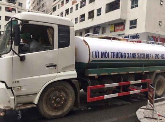 Nguyên nhân nước cấp cho HH Linh Đàm tanh, đục do xe không đảm bảo vệ sinh - Ảnh 1.