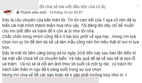 Tiêm căng bóng da tại một spa cỏ, cô gái nhận cái kết cay đắng với tình trạng mặt thâm rỗ như tổ ong - Ảnh 1.