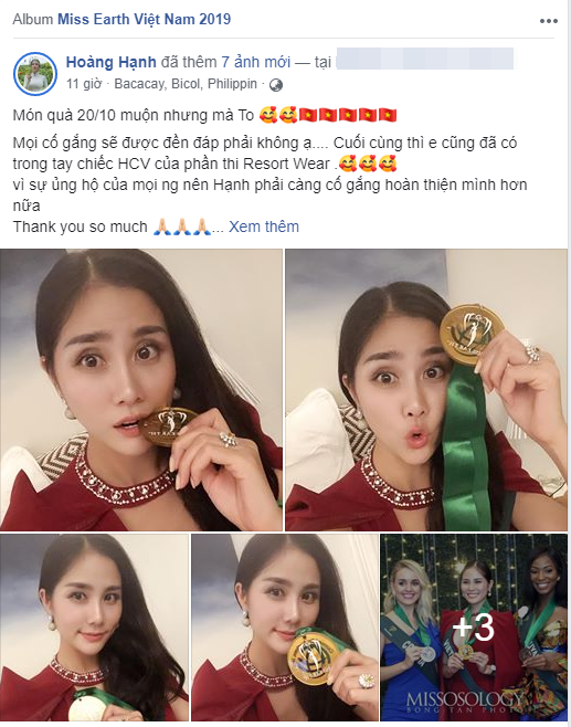 Trình diễn gợi cảm bên hồ bơi, đại diện Việt Nam giành huy chương vàng tại Miss Earth 2019 - Ảnh 3.