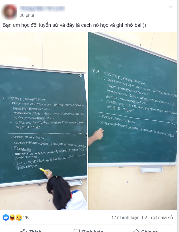 Hóa ra học sinh giỏi sử ghi nhớ bài theo cách kinh ngạc thế này, bất ngờ hơn là dân mạng lại nhìn phát đoán ngay nội dung - Ảnh 1.