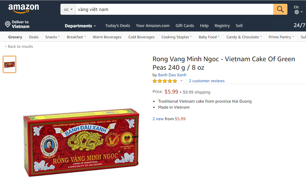 Điểm danh những sản phẩm Việt bạn không thể ngờ tới lại đang được bán trên trang thương mại điện tử lớn nhất thế giới Amazon - Ảnh 2.