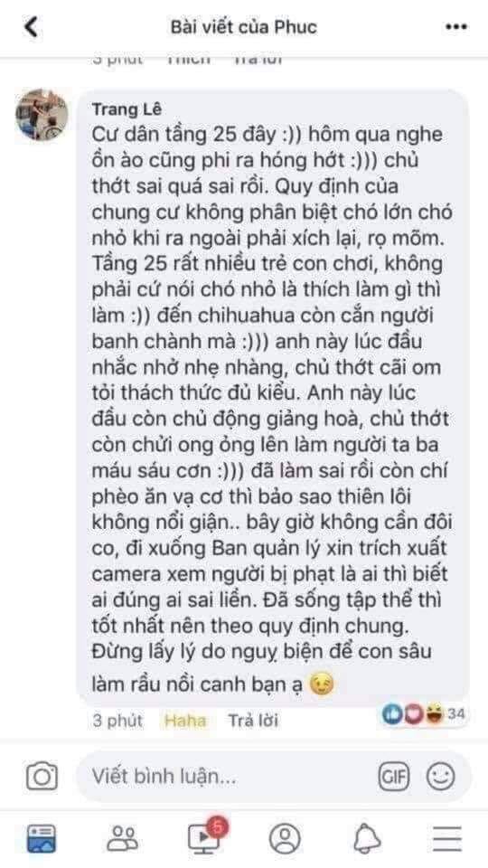 Xôn xao cuộc tranh cãi giữa người đàn ông và đôi nam nữ về việc dắt chó trong chung cư cao cấp ở Sài Gòn - Ảnh 6.