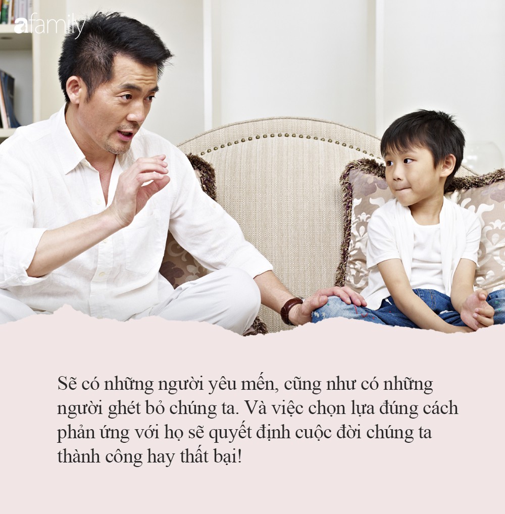 Con trai ghét cô giáo nên kết quả học tập sa sút, bố chỉ nói 1 câu ...