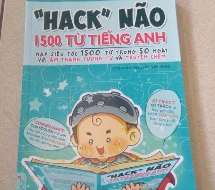 Sách “Hack não 1.500 từ tiếng Anh” có nhiều ngôn từ phản cảm? - Ảnh 1.