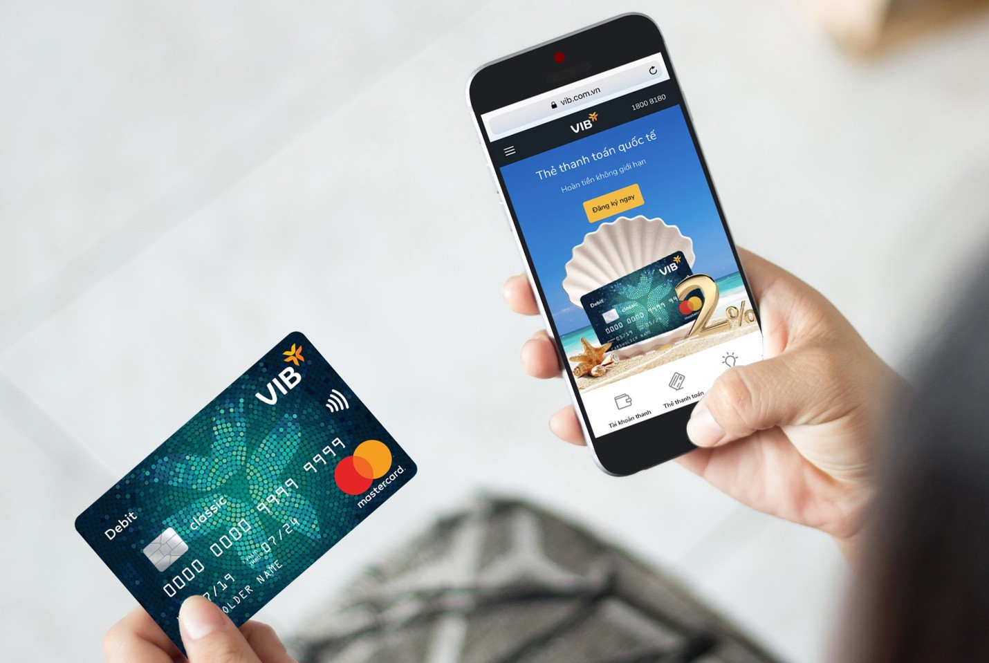 MasterCard hợp tác ngân hàng VIB tăng bảo mật thẻ - Ảnh 1.