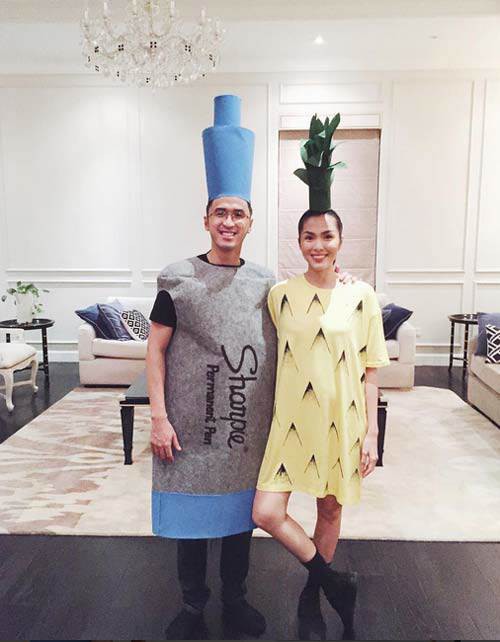 Nhìn lại những lần hóa trang "tình bể bình" của vợ chồng Hà Tăng trong dịp Halloween - Ảnh 3. Nhìn lại những lần hóa trang "tình bể bình" của vợ chồng Hà Tăng trong dịp Halloween - Ảnh 3.