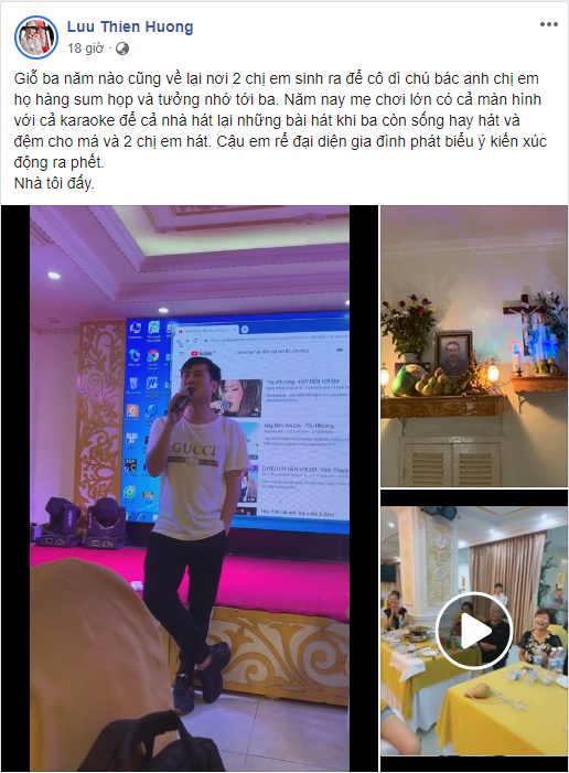 Vừa qua sóng gió ly hôn, Hồ Hoài Anh làm điều ý nghĩa này cho gia đình nhân ngày giỗ bố Lưu Hương Giang - Ảnh 1. Vừa qua sóng gió ly hôn, Hồ Hoài Anh làm điều ý nghĩa này cho gia đình nhân ngày giỗ bố Lưu Hương Giang - Ảnh 1.