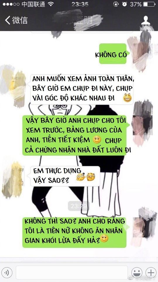 Bạn &quot;xã giao&quot; trên mạng đòi xem ảnh không trang điểm và &quot;vài góc độ&quot; toàn thân, cô gái đáp trả khiến anh chàng này câm nín - Ảnh 3.