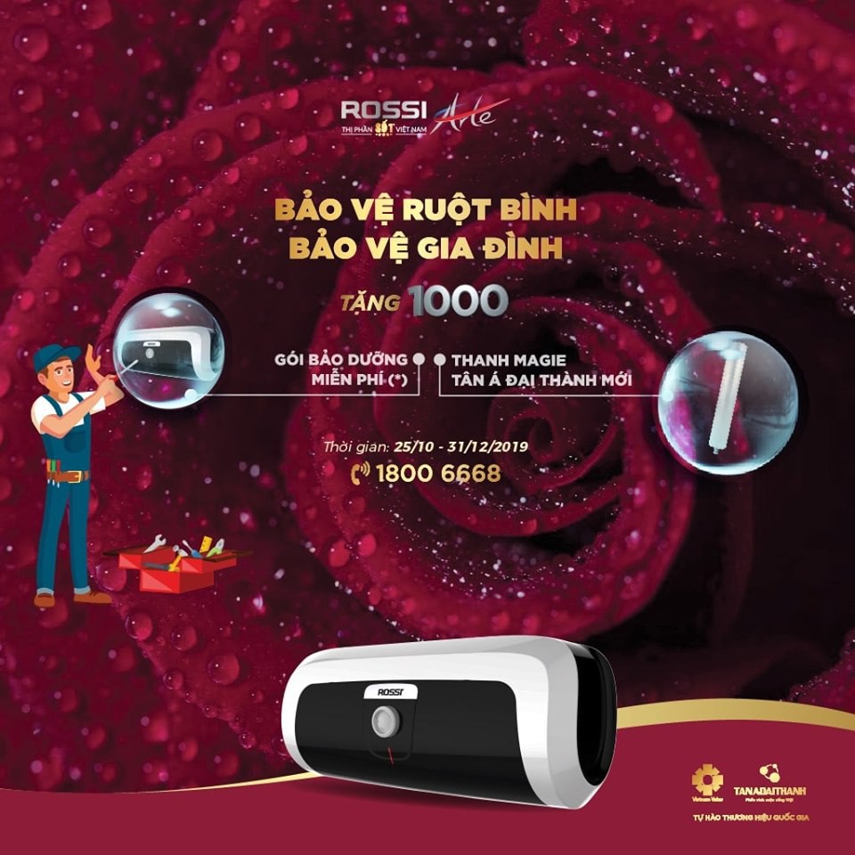 Bảo dưỡng b&igrave;nh nước n&oacute;ng miễn ph&iacute; c&ugrave;ng T&acirc;n &Aacute; Đại Th&agrave;nh - Ảnh 2.