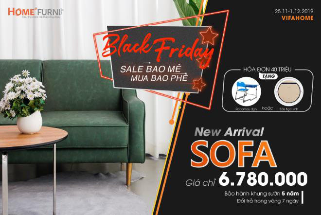 Black friday tại HOME’FURNI với combo sofa căn hộ giá chỉ 7.770.000 - Ảnh 2.