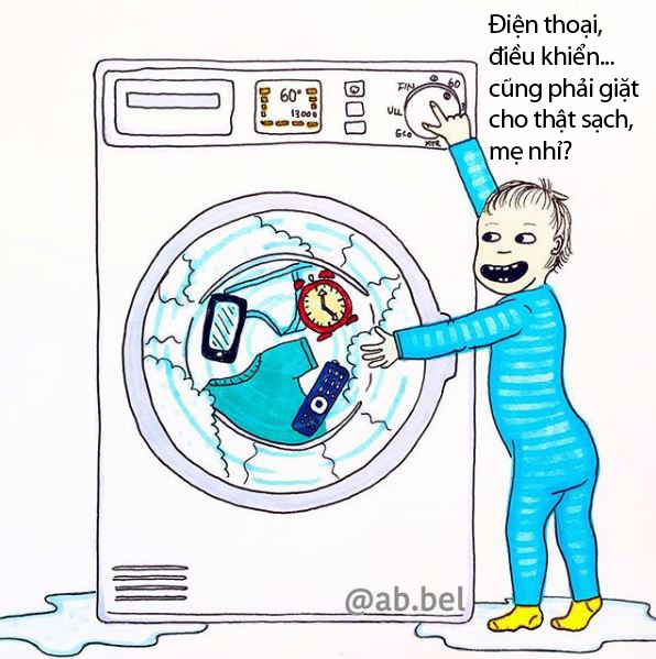 Bộ tranh lột tả muôn vàn những tình huống bi hài các mẹ sẽ phải đối mặt khi có con nhỏ - Ảnh 9. Bộ tranh lột tả muôn vàn những tình huống bi hài các mẹ sẽ phải đối mặt khi có con nhỏ - Ảnh 9.