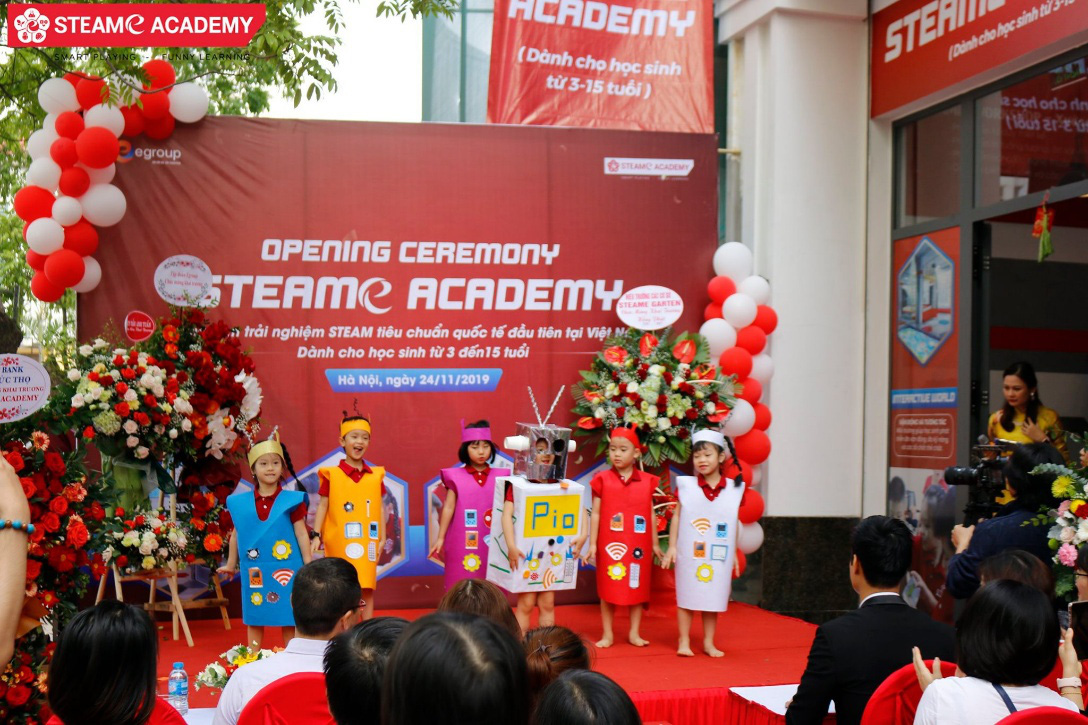 Tưng bừng khai trương trung tâm trải nghiệm STEAM tiêu chuẩn quốc tế hàng đầu tại Việt Nam - Ảnh 1. Tưng bừng khai trương trung tâm trải nghiệm STEAM tiêu chuẩn quốc tế hàng đầu tại Việt Nam - Ảnh 1.