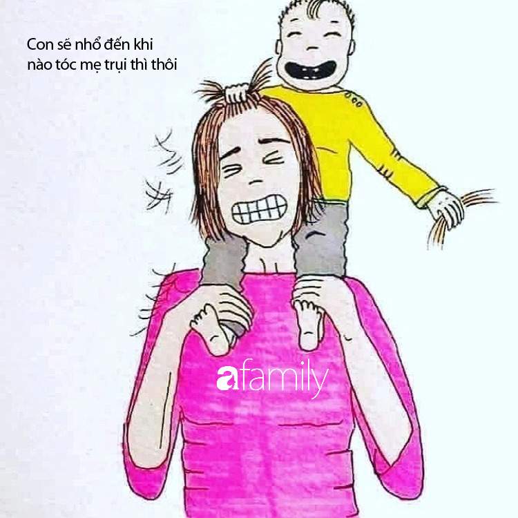 Bộ tranh lột tả muôn vàn những tình huống bi hài các mẹ sẽ phải đối mặt khi có con nhỏ - Ảnh 16. Có con nhỏ là nhiều lúc các mẹ phải chịu "1001 chiêu trò" này của lũ trẻ đây - Ảnh 15.