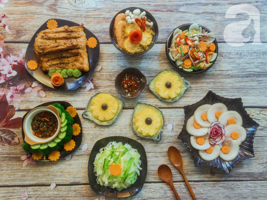 Ngắm mà thèm mâm cơm cuối tuần toàn món ngon của "chị gái vàng trong làng làm vợ" - Ảnh 1. Ngắm mà thèm mâm cơm cuối tuần toàn món ngon của "chị gái vàng trong làng làm vợ" - Ảnh 1.