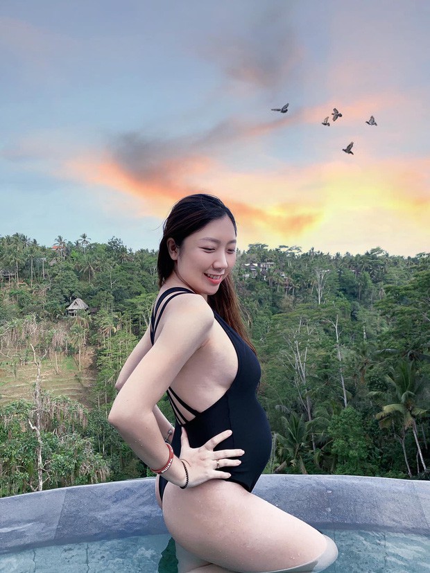 Em gái MC Trấn Thành thông báo đã mang thai 6 tháng với chồng Hong Kong, nhan sắc khi bầu so với lúc còn son không khác nhau là mấy  - Ảnh 1.