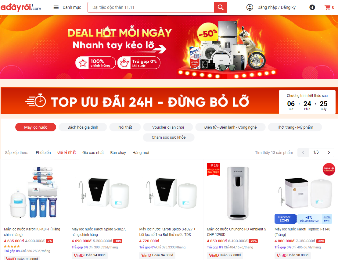 Gợi ý chi tiết cách săn deal ngon trên 5 sàn thương mại lớn giúp bạn không bỏ lỡ bất cứ sản phẩm giảm giá hời nào dịp Single Day 11/11 - Ảnh 6. Gợi ý chi tiết cách săn deal ngon trên 5 sàn thương mại lớn giúp bạn không bỏ lỡ bất cứ sản phẩm giảm giá hời nào dịp Single Day 11/11 - Ảnh 6.