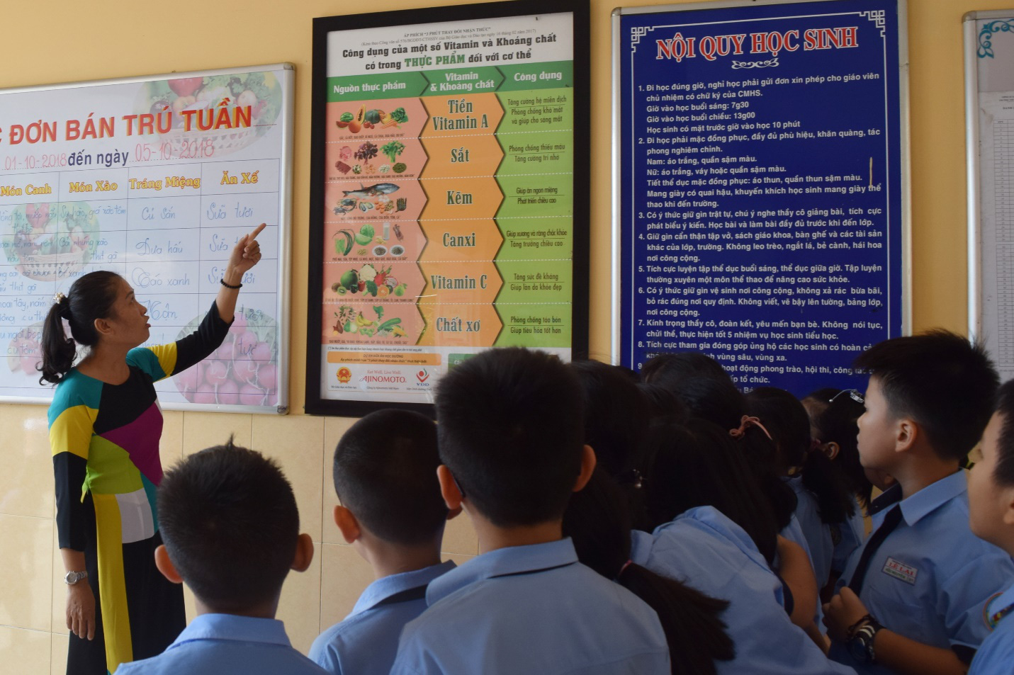 C&acirc;n bằng dinh dưỡng cho học sinh tiểu học H&agrave; Giang - Ảnh 3.