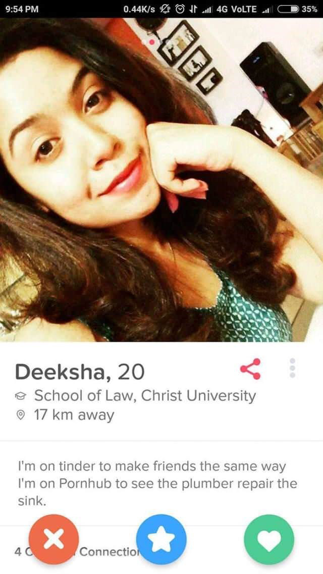 Cười ra nước mắt với những dòng giới thiệu "chất hơn nước cất" trên Tinder của hội "người trẻ neo đơn" - Ảnh 10. Cười ra nước mắt với những dòng giới thiệu "chất hơn nước cất" trên Tinder của hội "người trẻ neo đơn" - Ảnh 10.