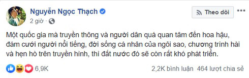 Chưa tận hưởng niềm vui đám cưới được bao lâu, Đông Nhi - Ông Cao Thắng bỗng nhiên bị nhà văn Nguyễn Ngọc Thạch mỉa mai? - Ảnh 2.