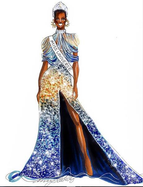 Bí ẩn đằng sau bộ đầm dạ hội ảo diệu giúp Zozibini Tunzi đăng quang ngôi vị cao nhất của Miss Universe 2019 - Ảnh 7.