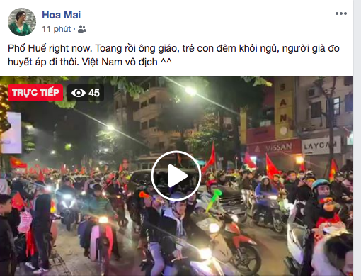 Dân mạng ''dậy sóng'' ăn mừng chiến thắng lịch sử của U22 Việt Nam 3-0 - Ảnh 13.