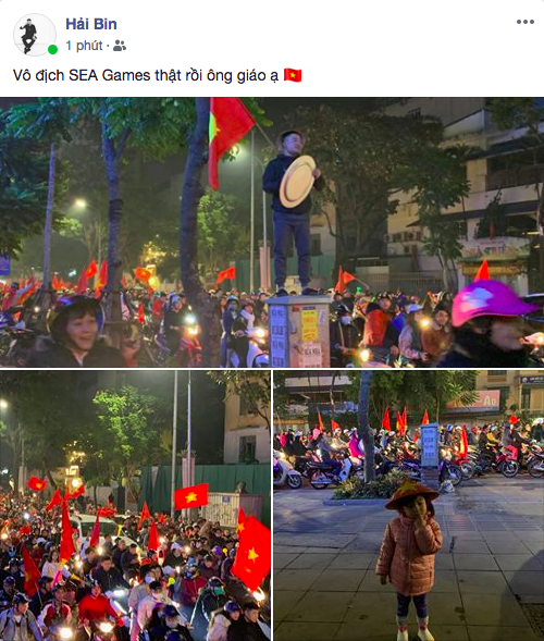 Dân mạng ''dậy sóng'' ăn mừng chiến thắng lịch sử của U22 Việt Nam 3-0 - Ảnh 14.