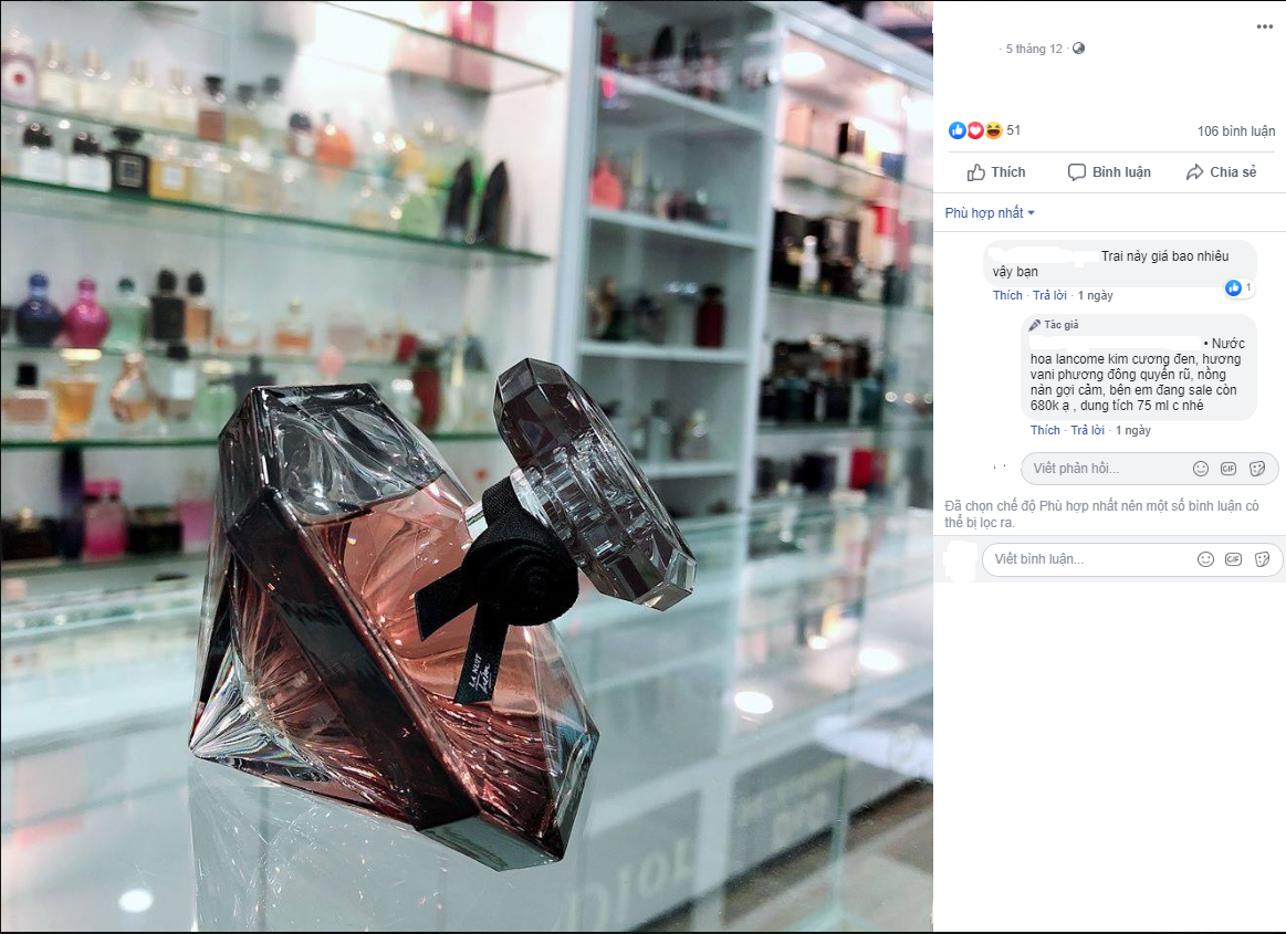 Muôn vàn giọng văn "thanh lý", nước hoa hàng hiệu không rõ nguồn gốc được các địa chỉ online bán tấp nập - Ảnh 5. Muôn vàn giọng văn "thanh lý", nước hoa hàng hiệu không rõ nguồn gốc được các địa chỉ online bán tấp nập - Ảnh 5.