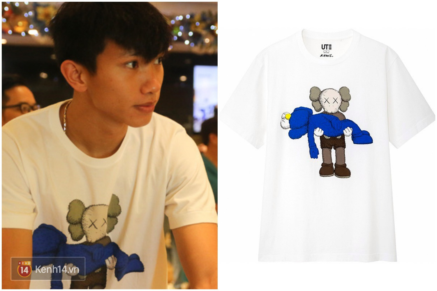 Áo phông Kaws x Uniqlo chính hãng giá bao nhiêu Địa chỉ mua áo Kaws real  giá tốt