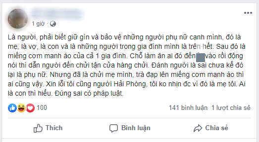 Soái ca Hải Phòng lên tiếng sau khi bị ném đá vì tát chị bán tôm: Đánh phụ nữ là sai nhưng tôi không nhịn được - Ảnh 1. Soái ca Hải Phòng lên tiếng sau khi bị ném đá vì tát chị bán tôm: Đánh phụ nữ là sai nhưng tôi không nhịn được - Ảnh 1.