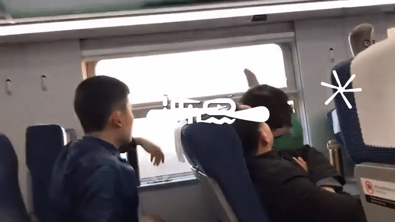Cộng đồng mạng lên án kịch liệt một thanh niên tấn công người phụ nữ lớn tuổi vì kéo màn che nắng trên tàu hỏa - Ảnh 1.