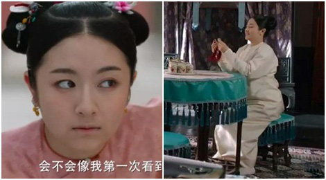 Nữ chính phim Hoa ngữ xấu hổ ăn rau đến &quot;xanh cả người&quot; vì thừa cân, 2 người đàn ông bế không nổi - Ảnh 3.