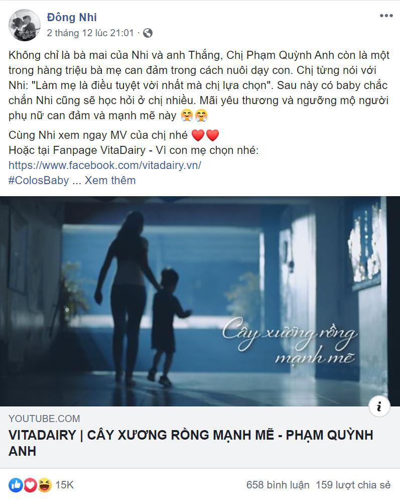 Hậu đám cưới: Đông Nhi muốn học hỏi Phạm Quỳnh Anh trở thành mẹ can đảm - Ảnh 2.