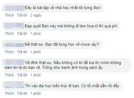 Làm bài thi xong vẫn còn thừa giờ, cậu học sinh ngẫu hứng ngồi vẽ tranh vào giấy nháp, thành quả khiến ai cũng sốc nặng - Ảnh 4.