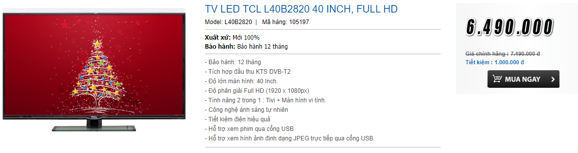 Tầm giá dưới 8 triệu, chị em nên mua loại tivi nào để đón Tết - Ảnh 5. Tầm giá dưới 8 triệu, chị em nên mua loại tivi nào để đón Tết - Ảnh 5.