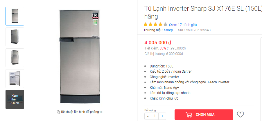 Mách chị em 5 mẫu tủ lạnh giá rẻ dưới 5 triệu đáng mua vào dịp Tết - Ảnh 7.