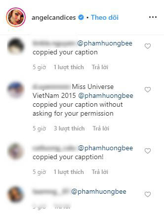 Bị cư dân mạng vào Instagram của siêu mẫu nội y tố cáo &quot;hành vi chôm chỉa&quot;, Hoa hậu Phạm Hương vội vã xóa ngay status tiếng Anh  - Ảnh 2.