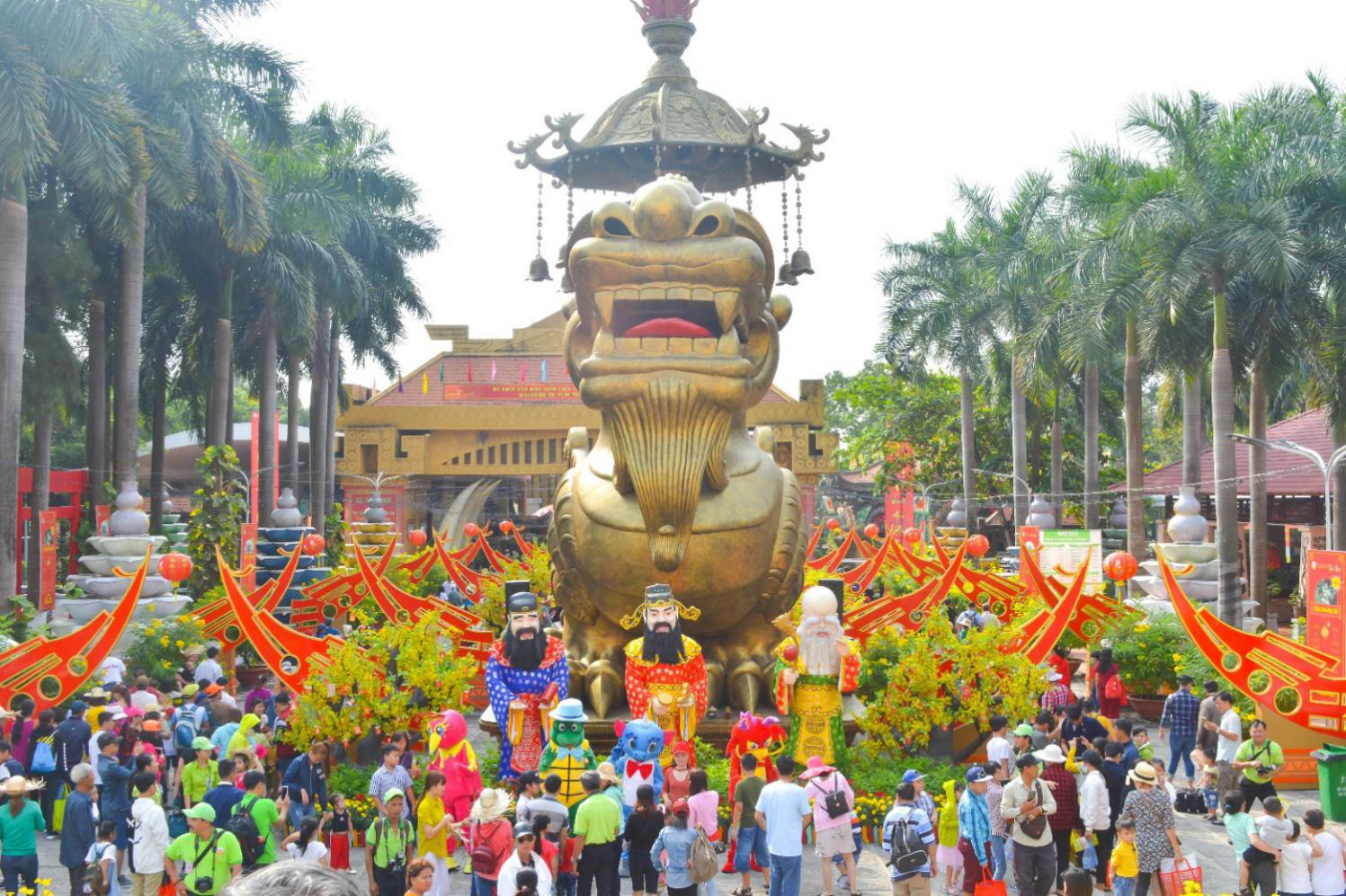 Chào tân niên ngập tràn niềm vui tại Suối Tiên - Ảnh 1.