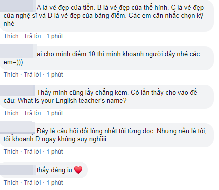 Thầy giáo Toán đặt câu hỏi hết sức lầy lội trong đề kiểm tra học kỳ, học sinh biết tỏng đáp án nhưng chẳng ai muốn khoanh - Ảnh 4.