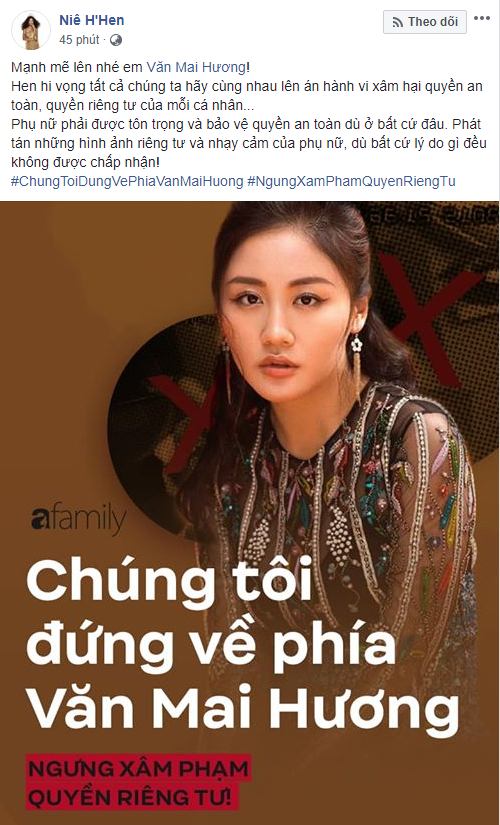Dàn Hoa hậu &quot;hot&quot; nhất showbiz Việt đã chính thức bước vào cuộc đấu tranh vì quyền riêng tư, công khai ủng hộ Văn Mai Hương quyết liệt - Ảnh 2.