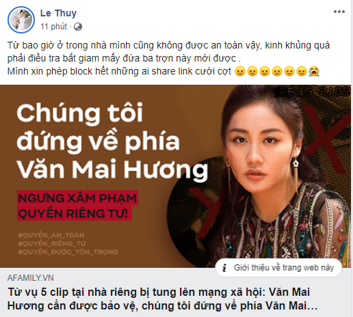 Hàng loạt sao Việt lên tiếng bảo vệ Văn Mai Hương: Đã đến lúc phải đấu tranh cho quyền riêng tư một cách mạnh mẽ! - Ảnh 3. Hàng loạt sao Việt lên tiếng bảo vệ Văn Mai Hương: Đã đến lúc phải đấu tranh cho quyền riêng tư một cách mạnh mẽ! - Ảnh 3.