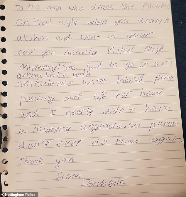 Mẹ bị xe ô tô tông suýt chết, bé gái quyết định viết một bức thư ngắn gửi hung thủ, nội dung khiến người lớn bất ngờ - Ảnh 4.