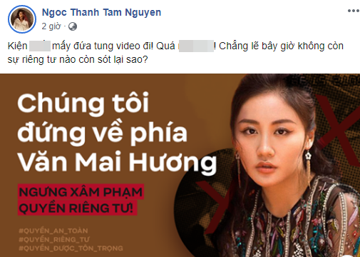 Sao Việt đồng loạt lên tiếng hưởng ứng chiến dịch bảo vệ quyền riêng tư: Văn Mai Hương - bạn không cô đơn! - Ảnh 13.