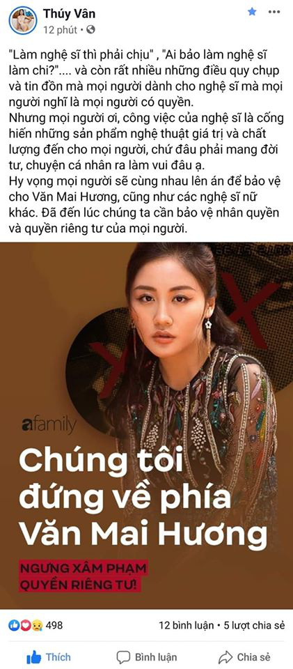 Dàn Hoa hậu &quot;hot&quot; nhất showbiz Việt đã chính thức bước vào cuộc đấu tranh vì quyền riêng tư, công khai ủng hộ Văn Mai Hương quyết liệt - Ảnh 5.