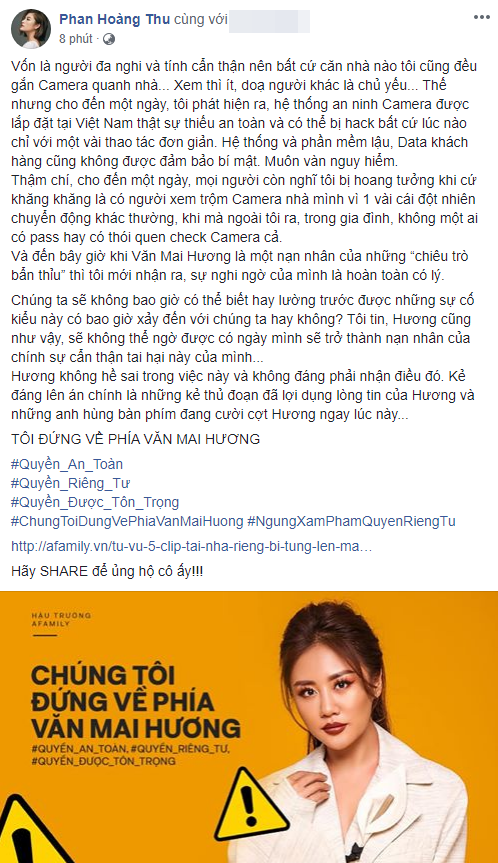 Hàng loạt sao Việt lên tiếng bảo vệ Văn Mai Hương: Đã đến lúc phải đấu tranh cho quyền riêng tư một cách mạnh mẽ! - Ảnh 9.