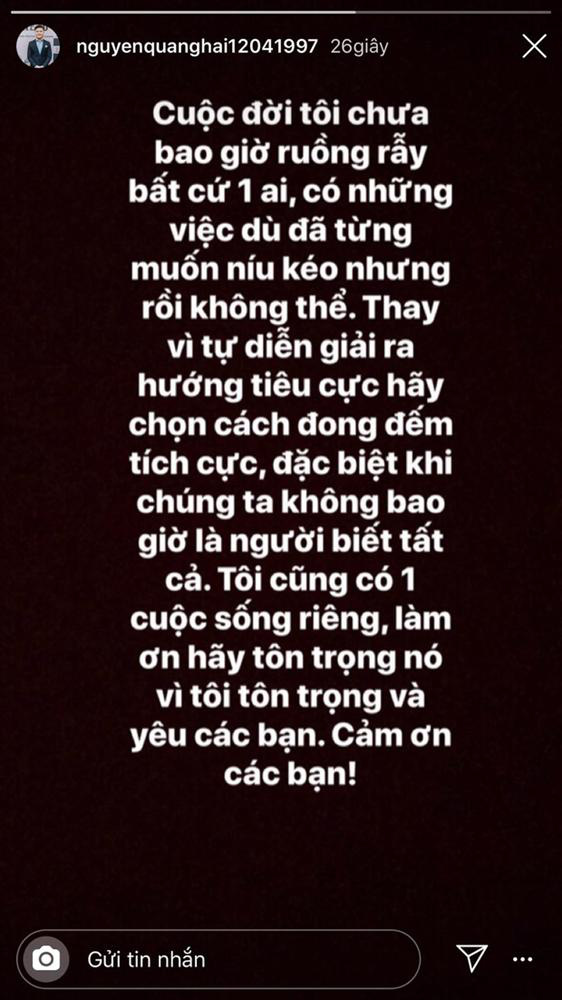 Quang Hải vừa có bạn gái mới, Nhật Lê cũng xóa hết ảnh thời yêu đương xưa cũ, chấm dứt mối tình năm 17 tuổi  - Ảnh 2.