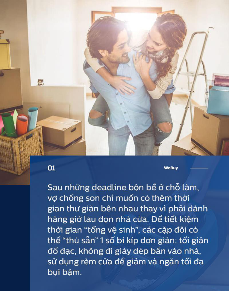 Vợ chồng son và bí kíp dọn nhà “siêu nhanh, siêu sạch” thời 4.0 - Ảnh 1.